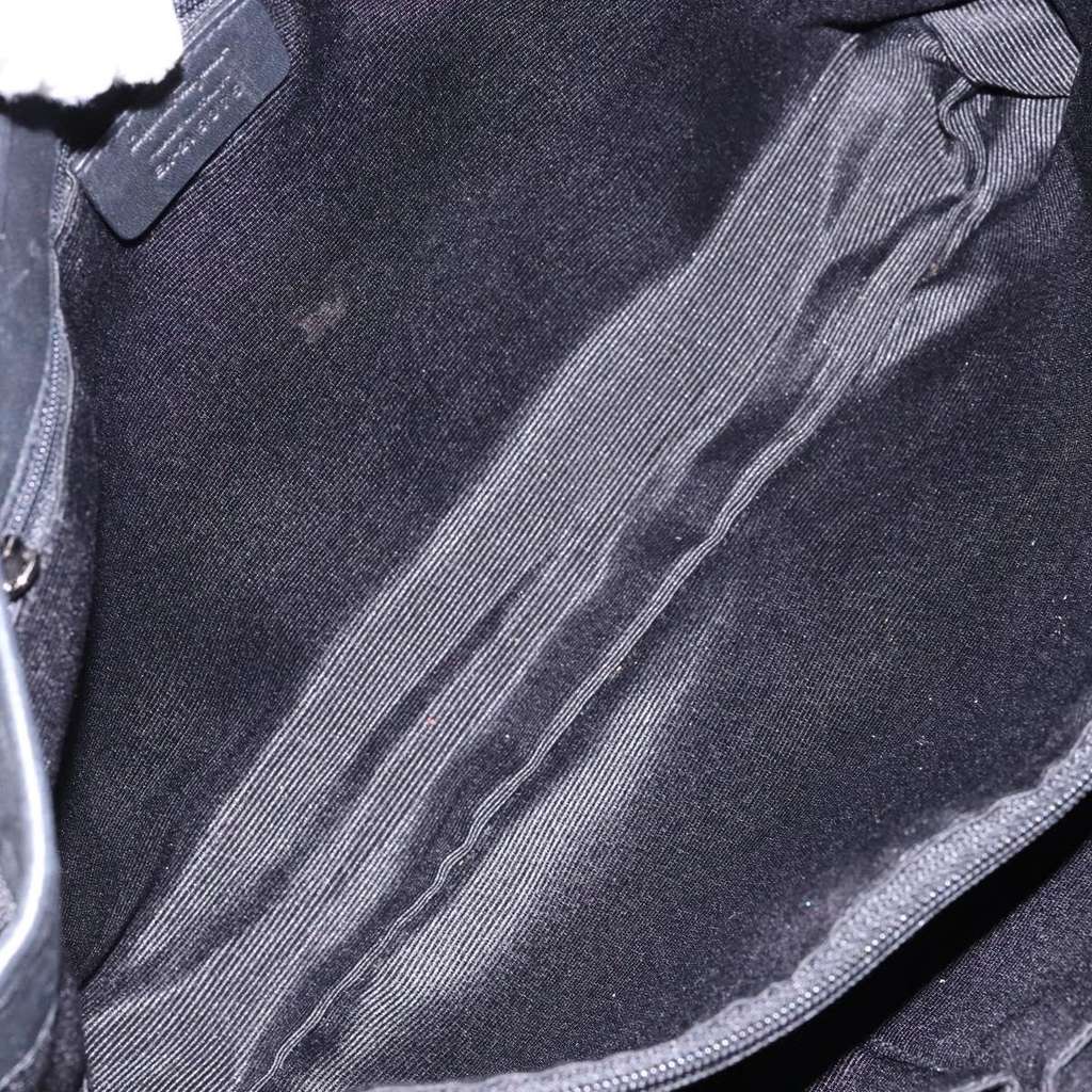 Salvatore Ferragamo Gancini Tote Black Canvas Good condition - Box View