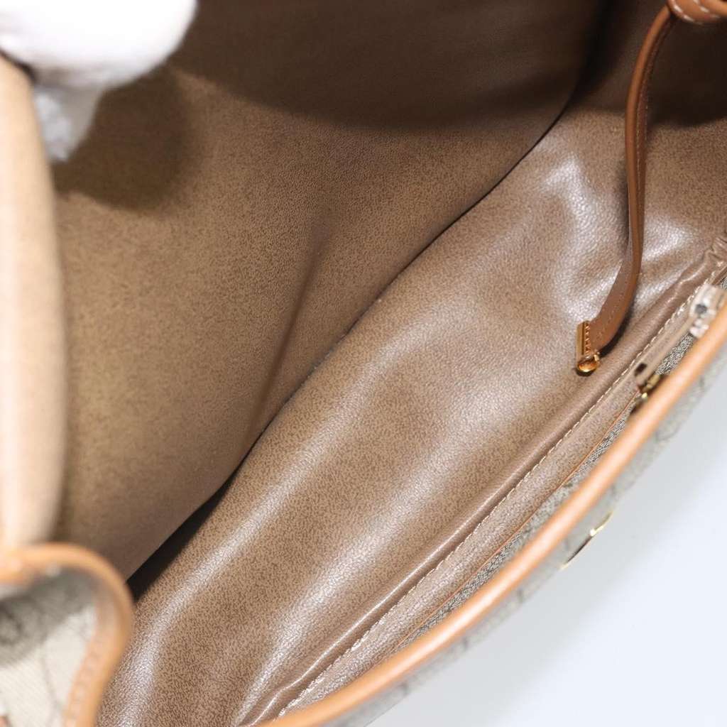 Christian Dior Vintage Honeycomb Shoulder Bag Beige Good condition - Box View