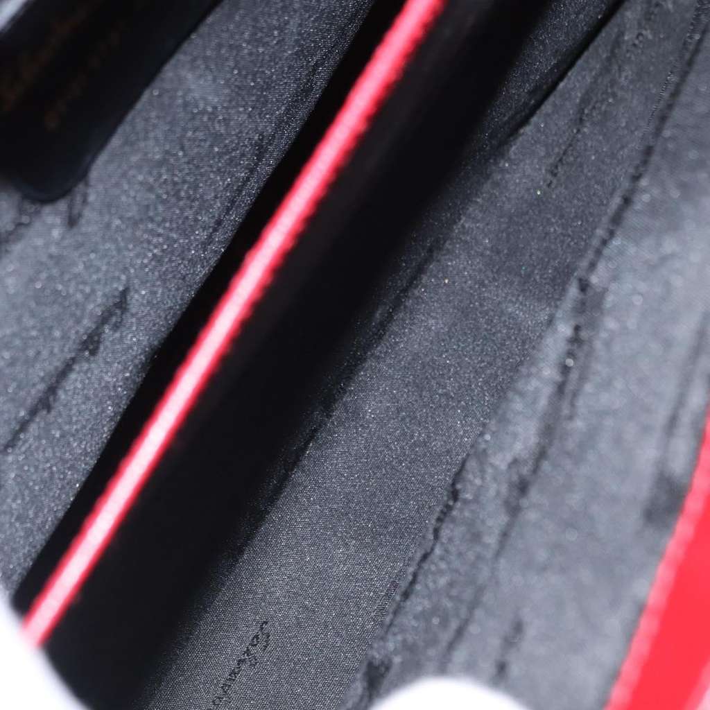 Salvatore Ferragamo Gancini handbag Red Leather Good condition - Box View