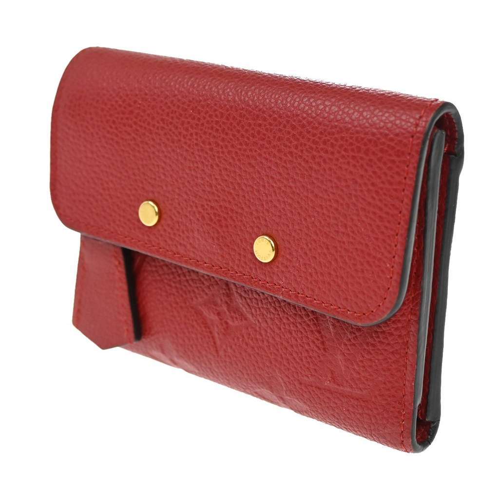 Louis Vuitton Pont Neuf Wallet Red Leather Good condition - Inside View