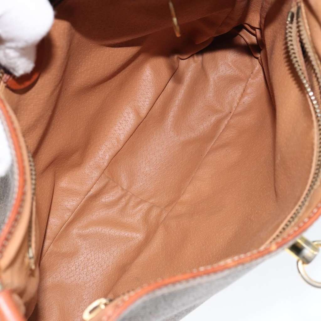 Celine Vintage Macadam Shoulder Bag Brown Canvas Good condition - Box View