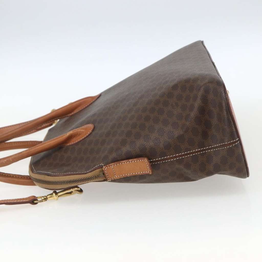 Celine Vintage Macadam Handbag Brown Canvas Good condition - Inside View