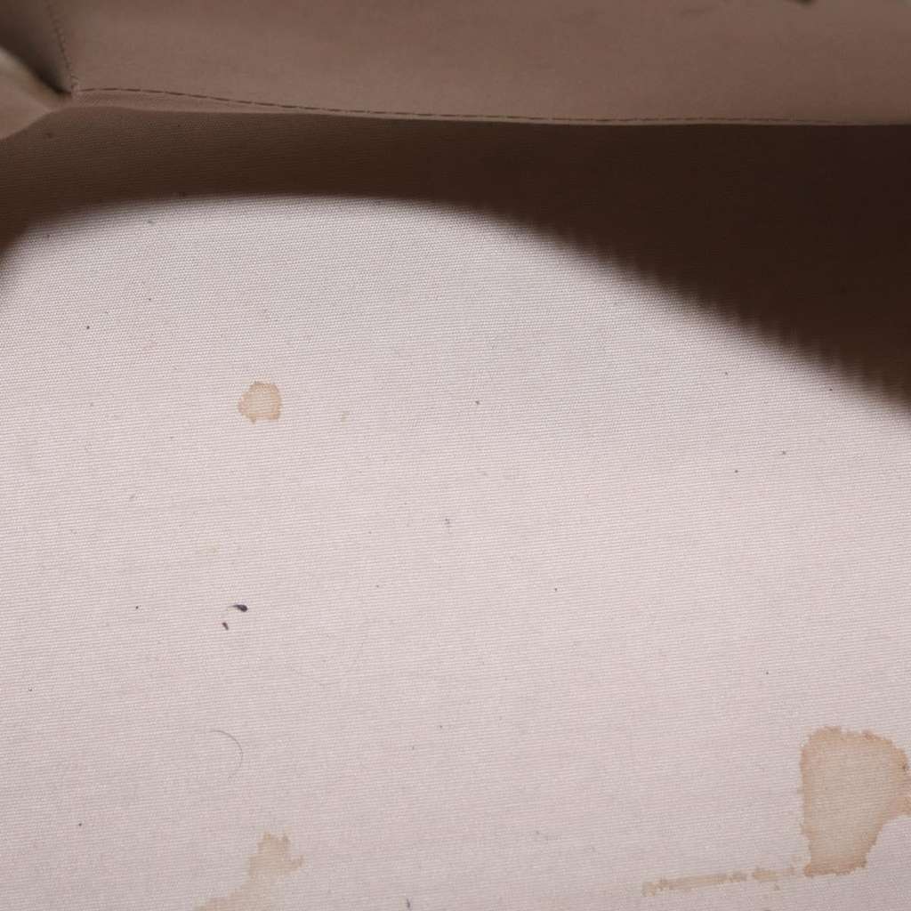 Louis Vuitton Montaigne Bowling Bag White Leather Fair condition - Box View