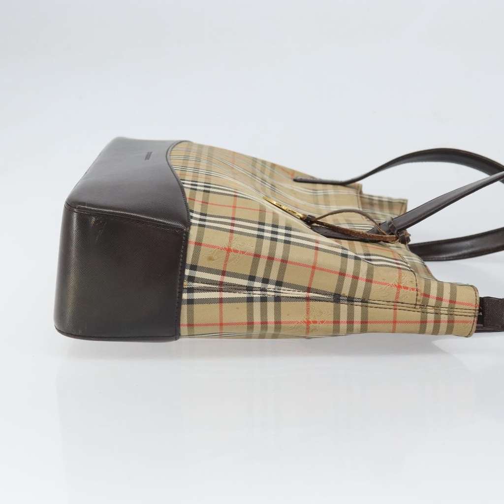 Burberry Nova Check Tote Beige Canvas Fair condition - Inside View
