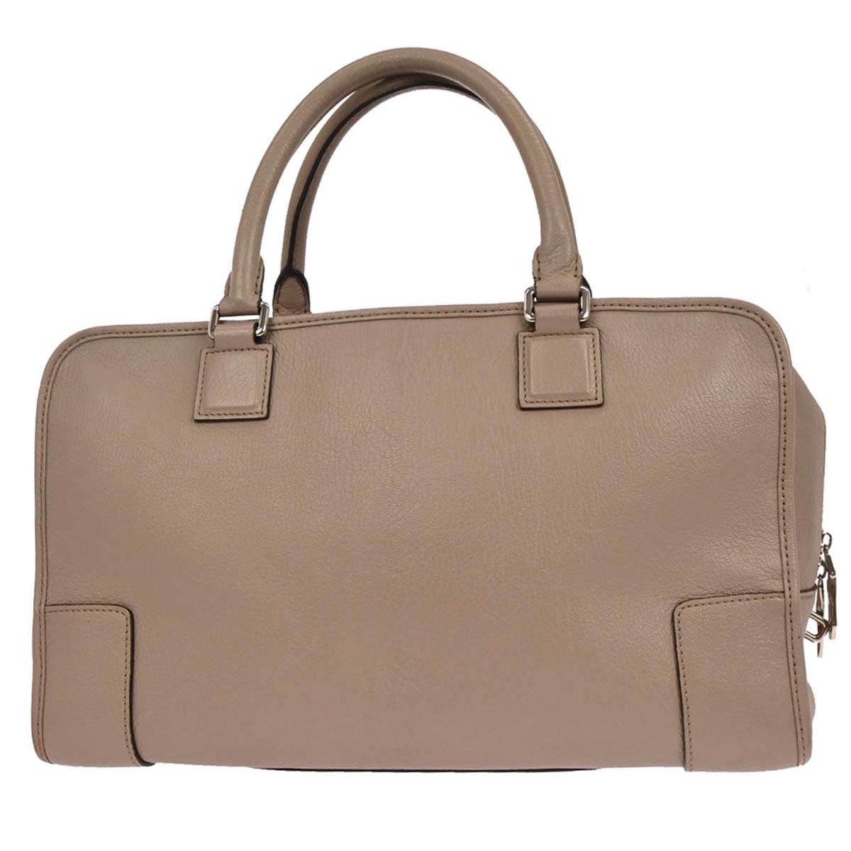 Loewe Amazona Bag Beige Leather Good condition - Back View