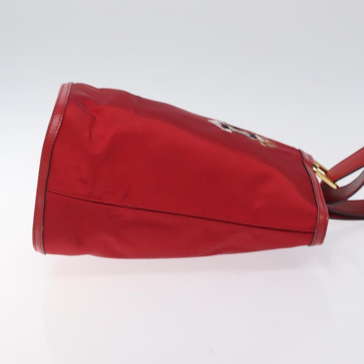 Celine Handbag Red Canvas Good condition - Inside View