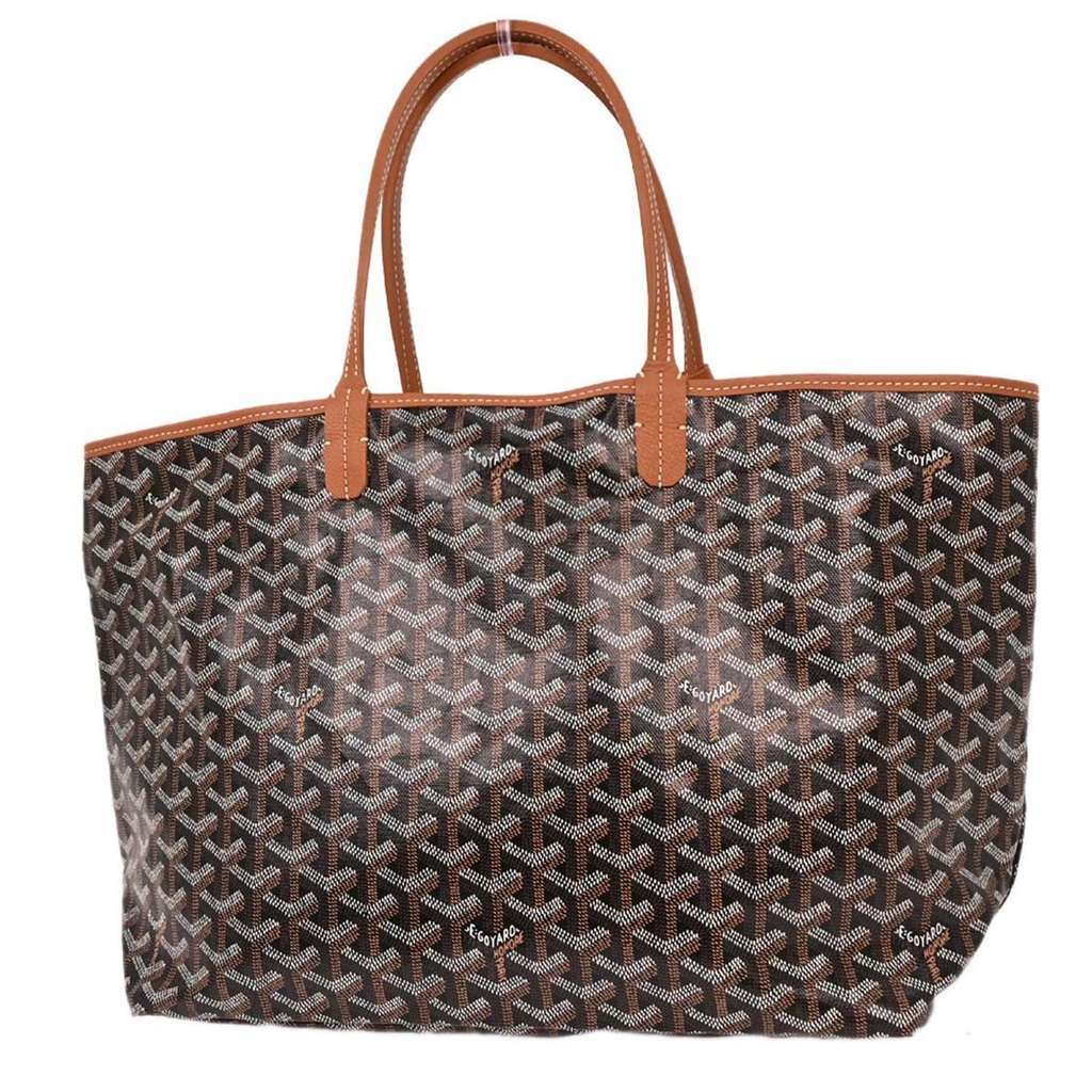 Goyard Saint Louis Tote Black Canvas Good condition - Back View