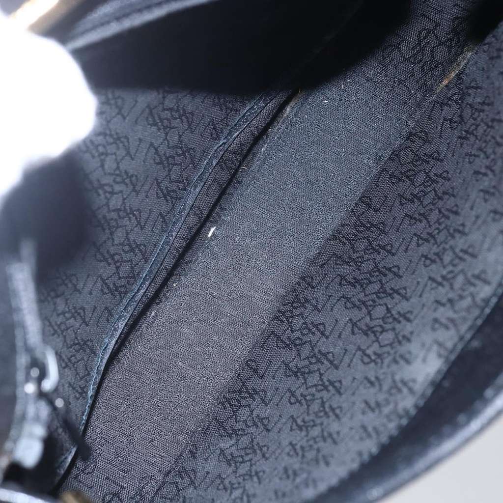 Saint Laurent Vintage Shoulder Bag Black Leather Good condition - Box View