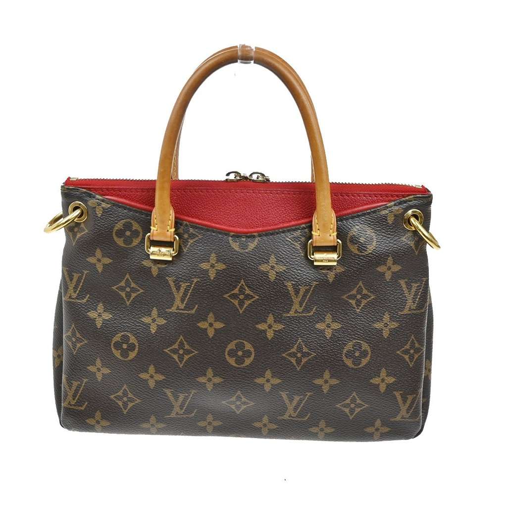 Louis Vuitton Pallas Tote Brown Canvas Good condition - Back View
