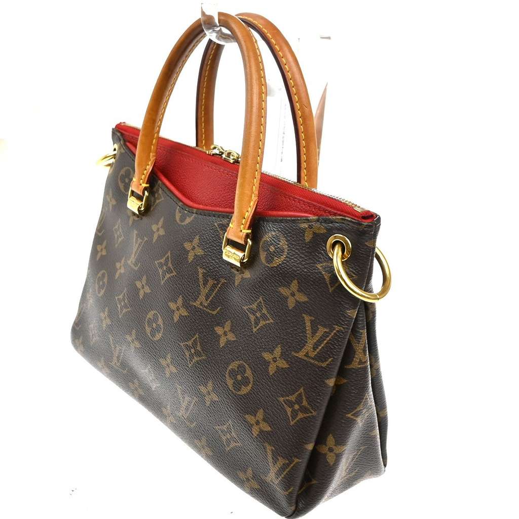 Louis Vuitton Pallas Tote Brown Canvas Good condition - Model View