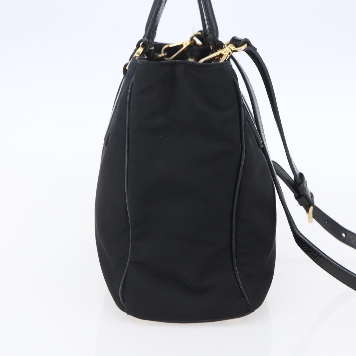 Prada Convertible Top Handle Tote Black Good condition - Inside View