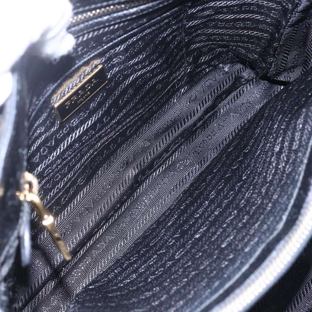 Prada Convertible Top Handle Tote Black Good condition - Box View