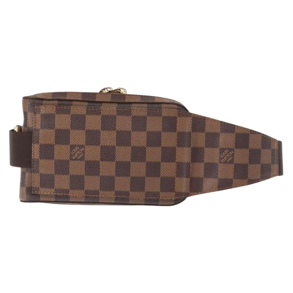Louis Vuitton Geronimos Waist Bag Brown Canvas Good condition - Back View