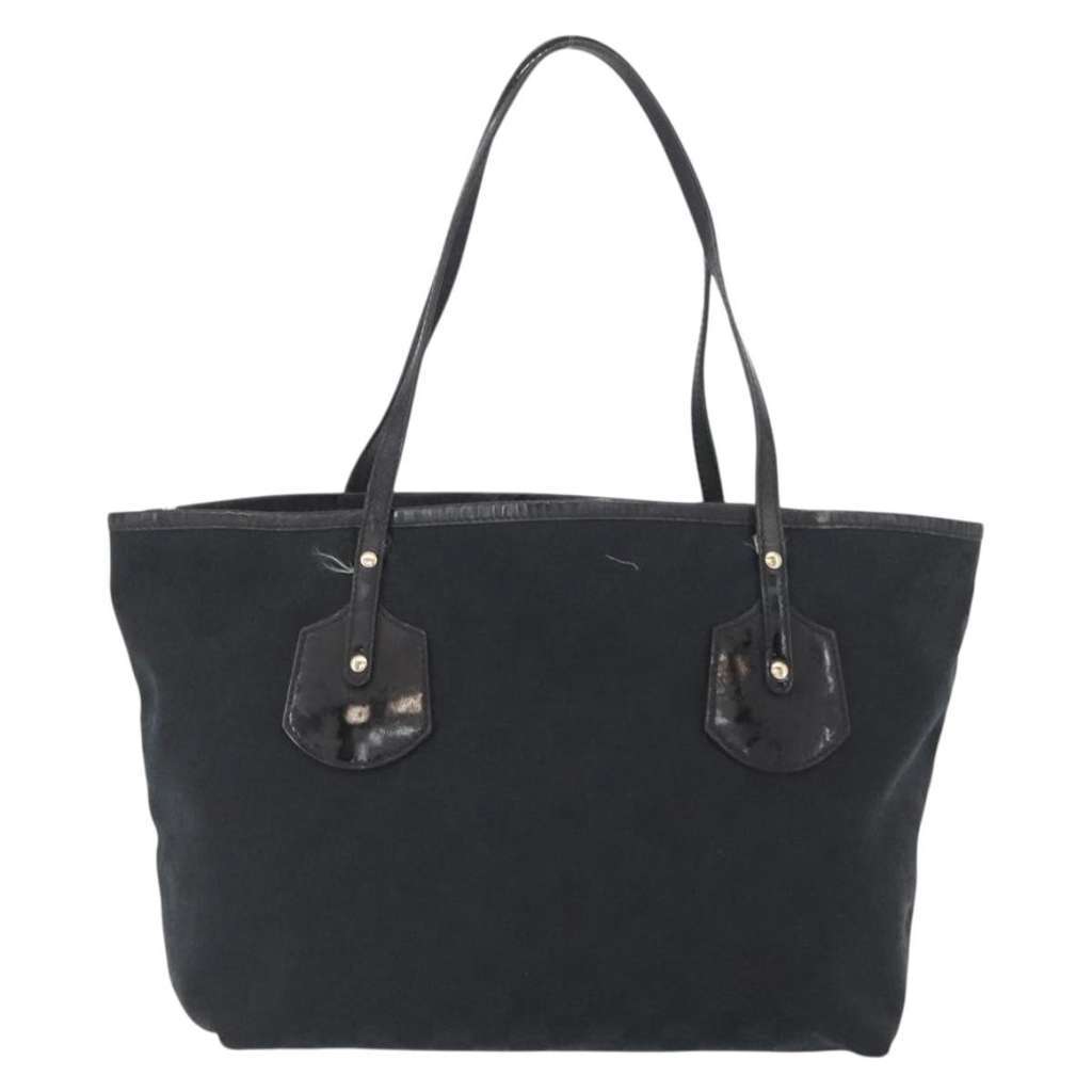 Gucci Jolie Web Tote Black Canvas Fair condition - Back View