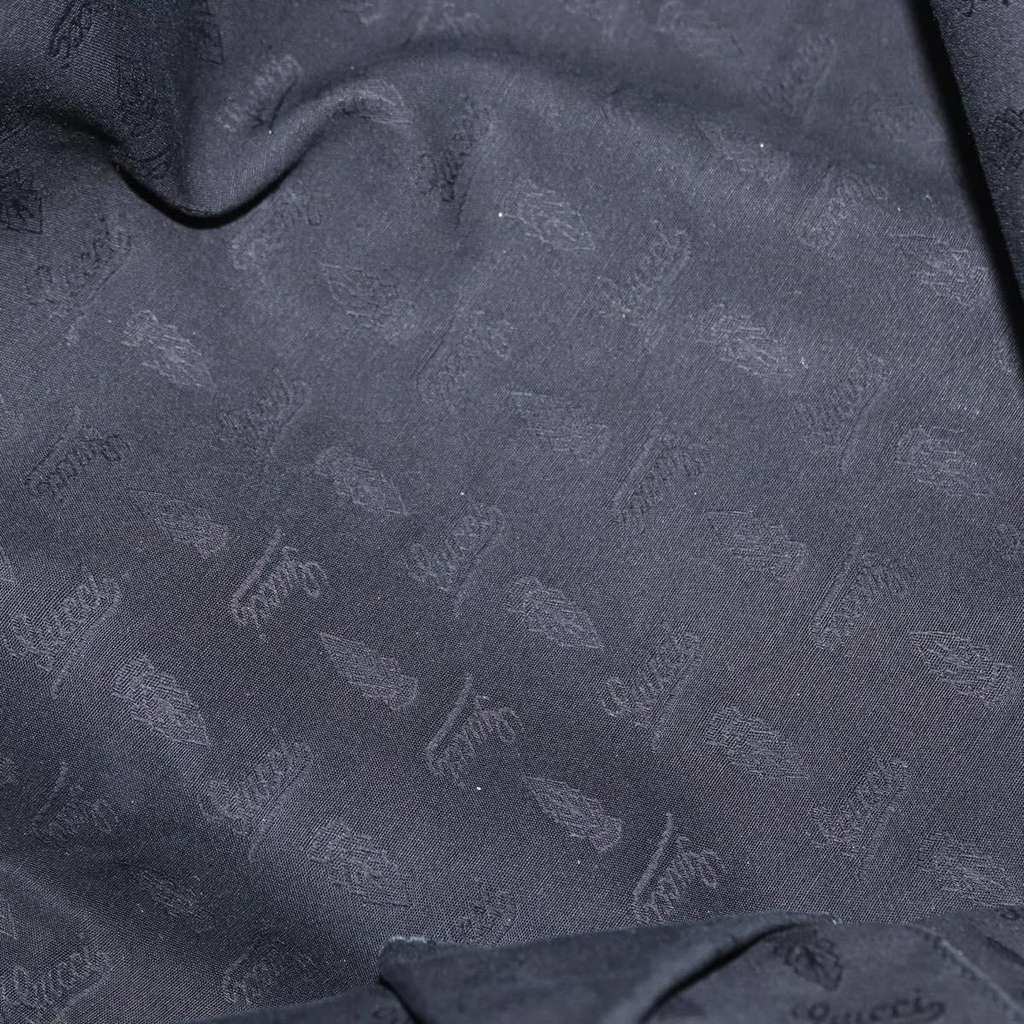 Gucci Jolie Web Tote Black Canvas Fair condition - Box View