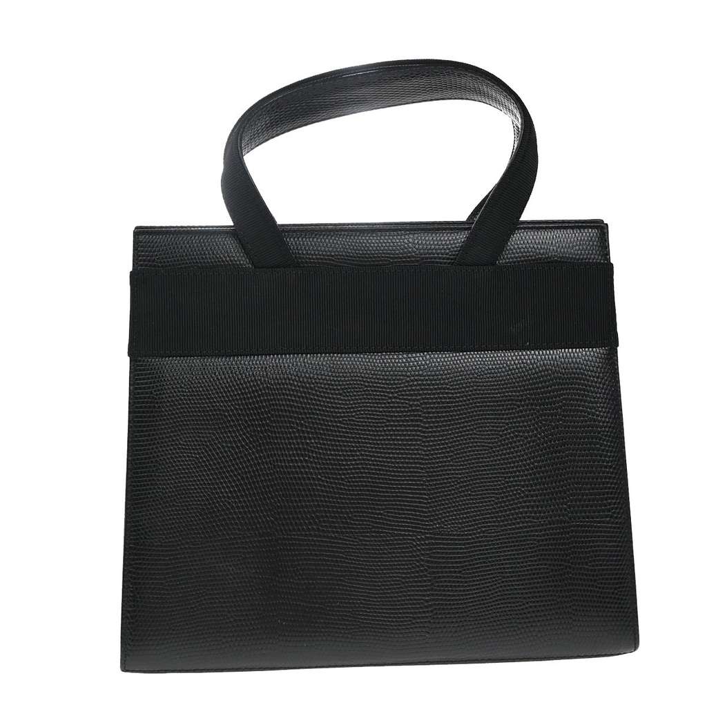 Salvatore Ferragamo Convertible Vara Bow Tote Black Leather Good condition - Back View
