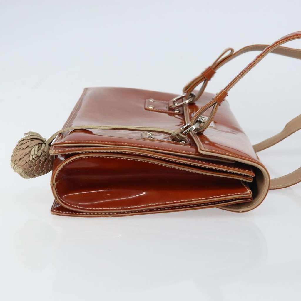 Salvatore Ferragamo Gancini handbag Brown Good condition - Inside View