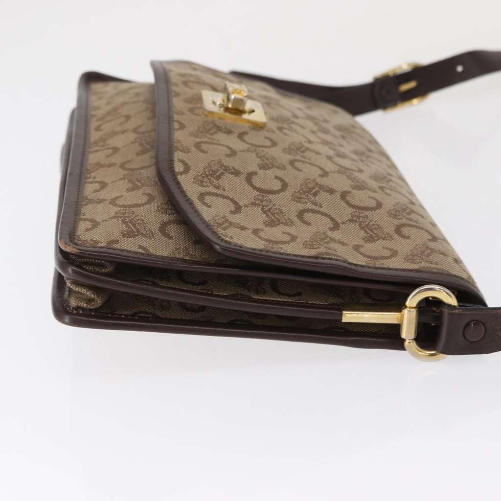 Celine C Sulky Shoulder bag Beige Canvas Good condition - Inside View