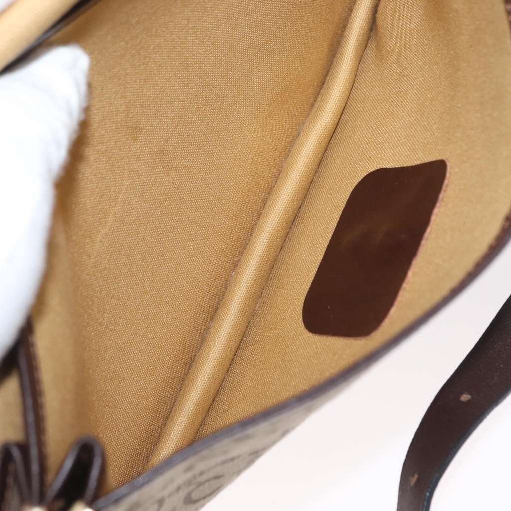 Celine C Sulky Shoulder bag Beige Canvas Good condition - Box View