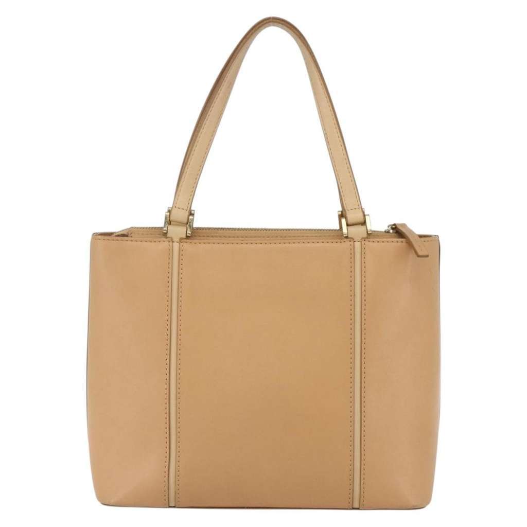 Burberry Vintage Handbag Beige Leather Good condition - Back View