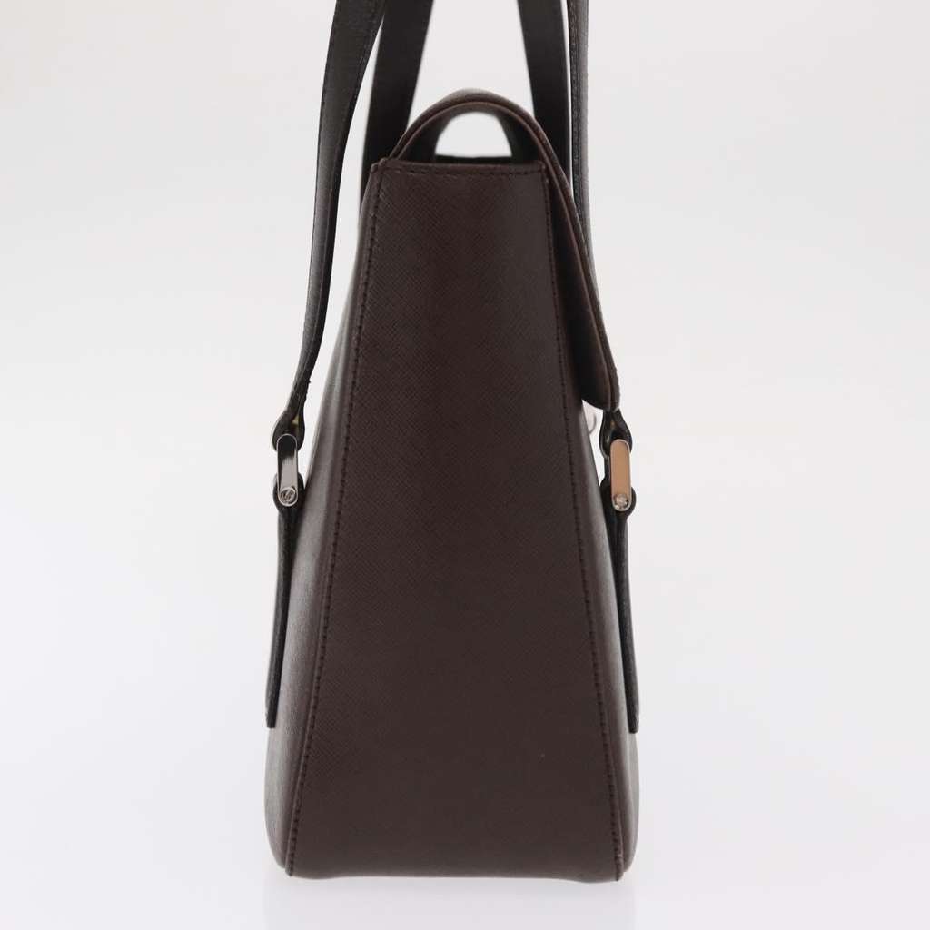 Burberry Vintage Handbag Brown Leather Good condition - Model View