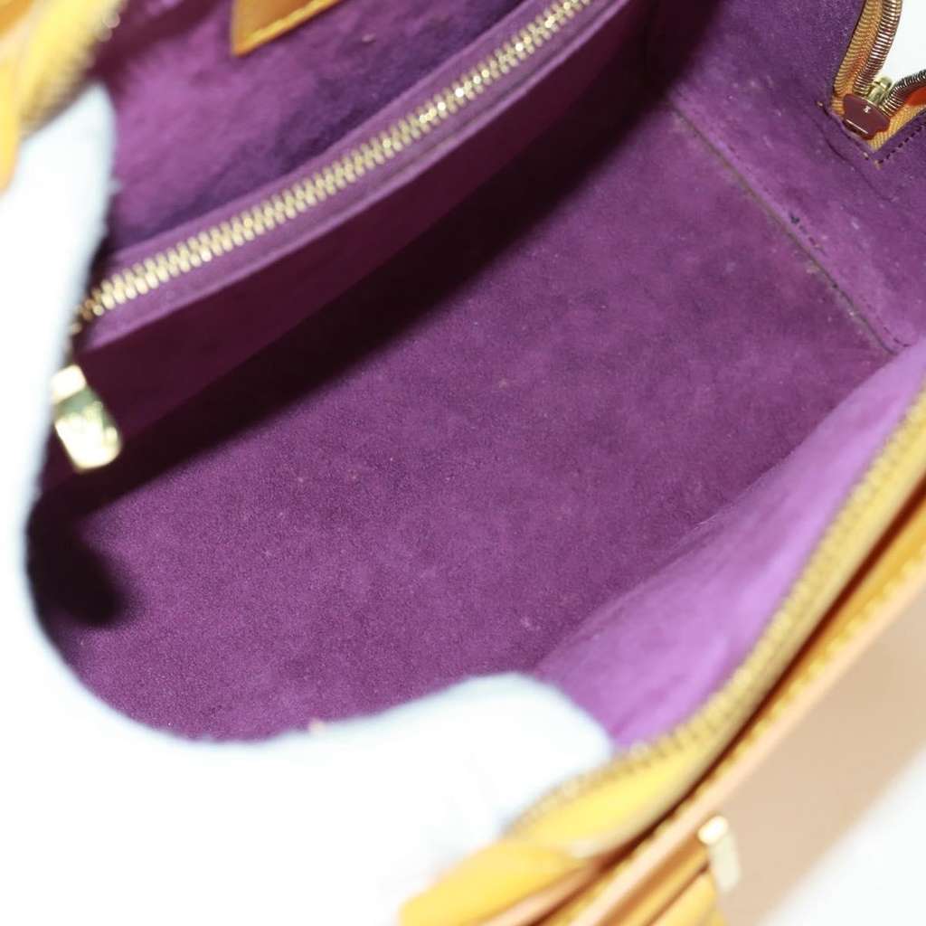 Louis Vuitton Pont Neuf Handbag Yellow Leather Fair condition - Box View