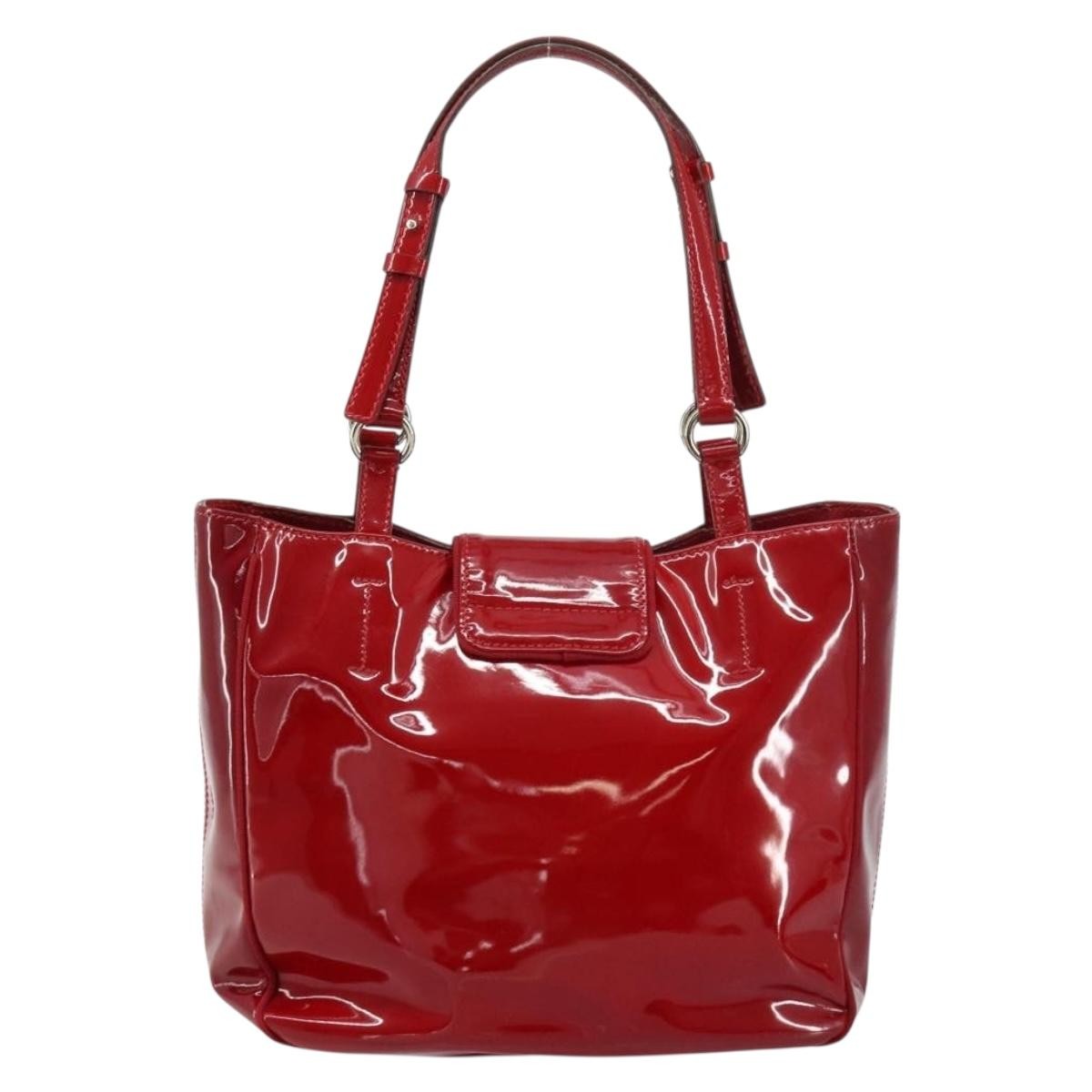 Salvatore Ferragamo Vintage Tote bag Red Good condition - Back View