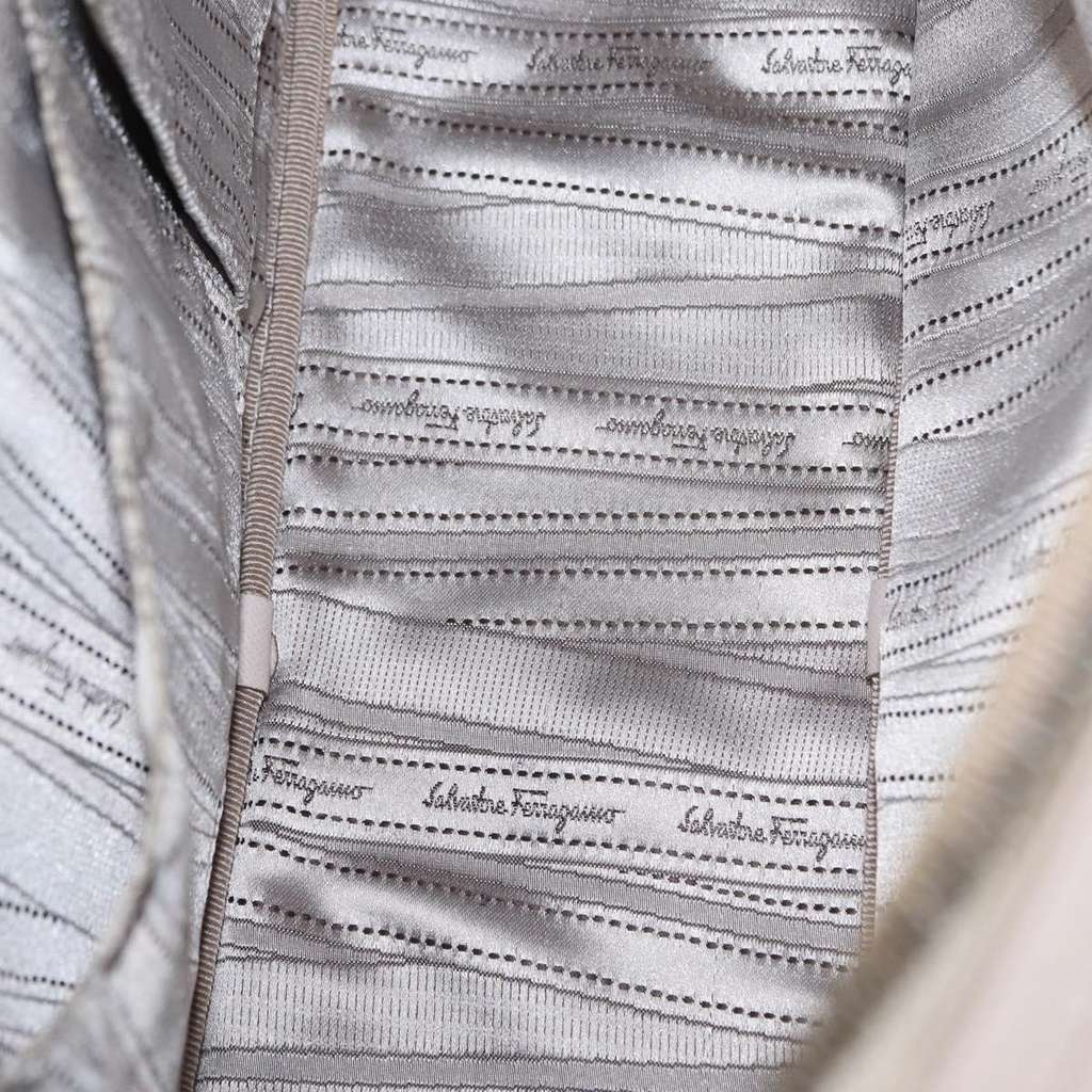 Salvatore Ferragamo Gancini handbag Pink Leather Good condition - Box View