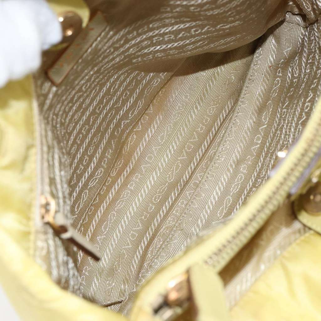 Prada Vintage Tote Yellow Good condition - Box View