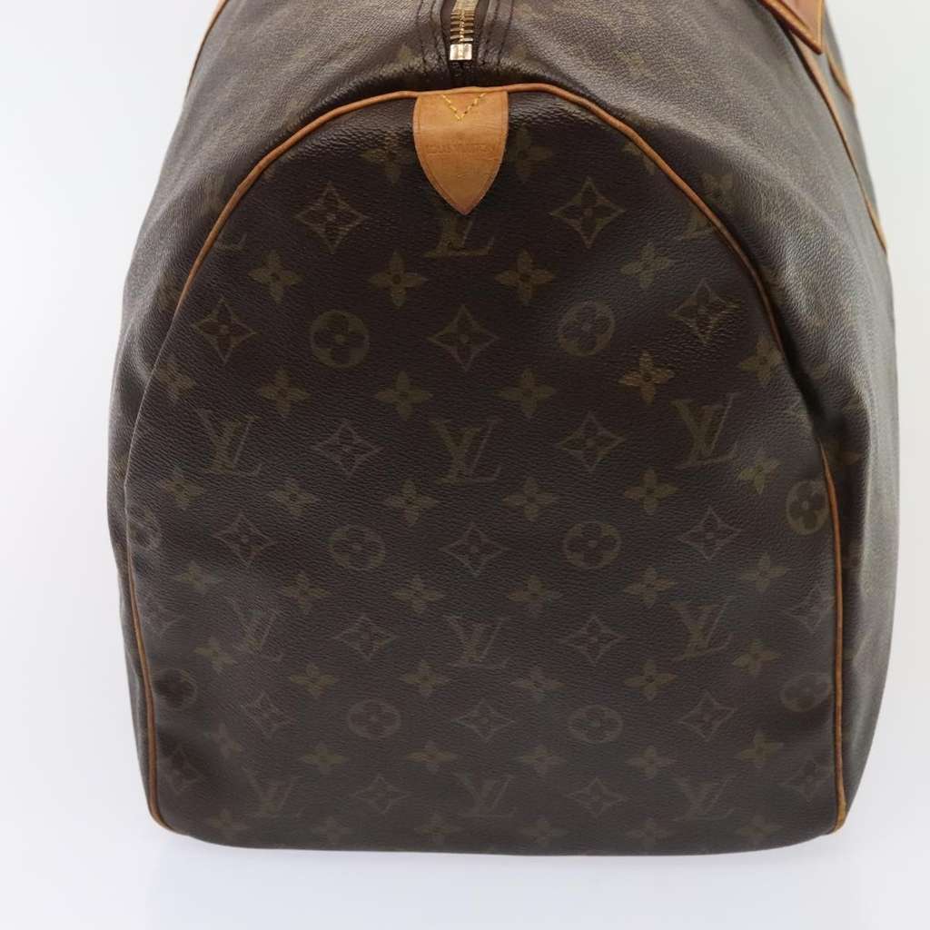 Louis Vuitton Keepall Bag Brown Canvas Fair condition - Model View