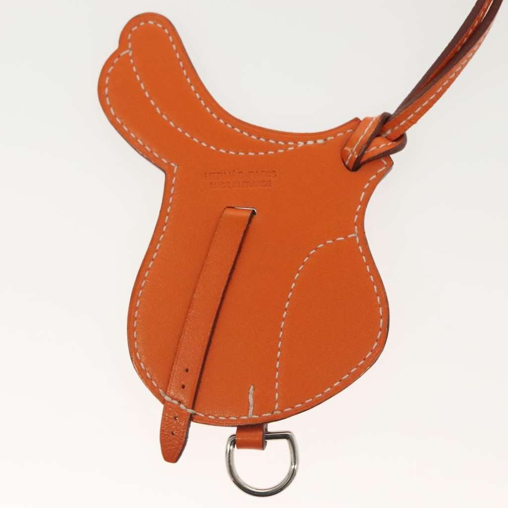 Hermès Paddock Selle Bag Charm Brown Leather Good condition - Inside View