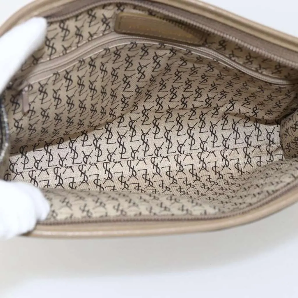 Saint Laurent Vintage Clutch Brown Good - Box View
