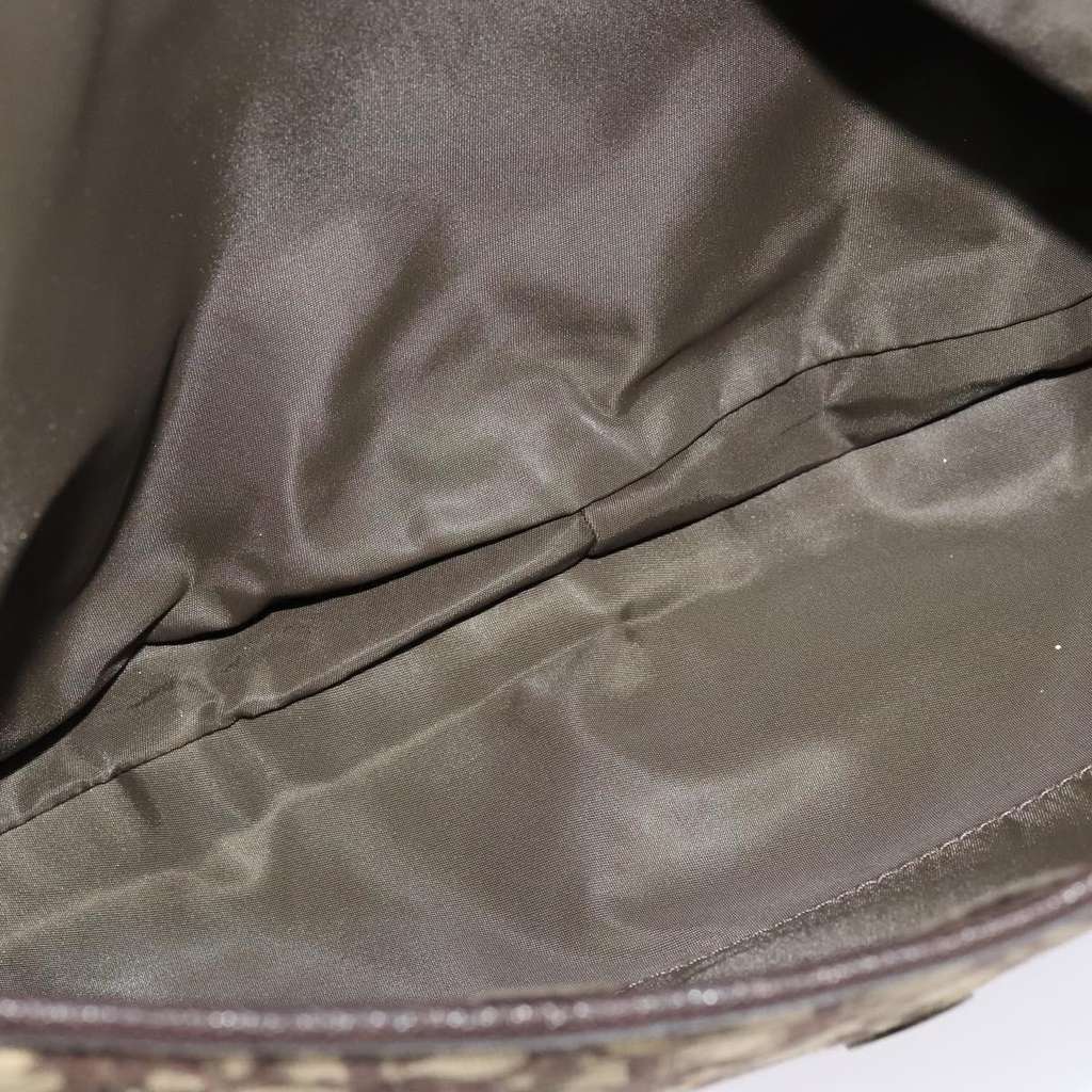 Christian Dior Vintage CD trotter Shoulder bag Brown Canvas Good condition - Box View
