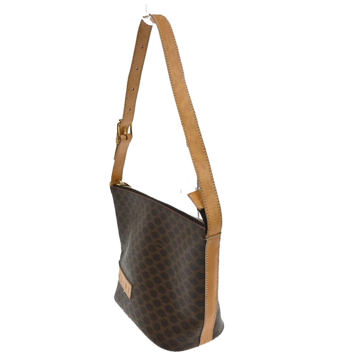 Celine Macadam Shoulder Bag Brown Canvas Good condition - Inside View