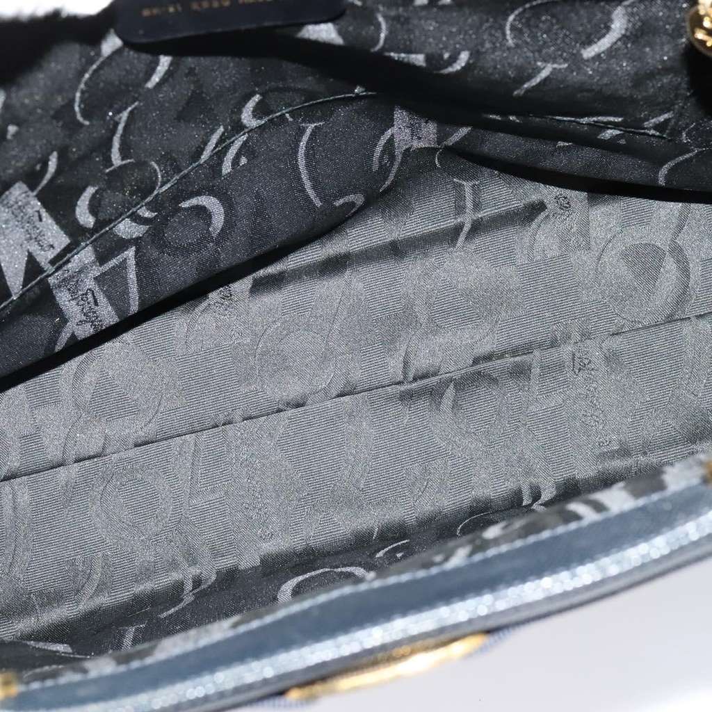 Salvatore Ferragamo Vintage Vara Bow Tote Navy Leather Good condition - Box View