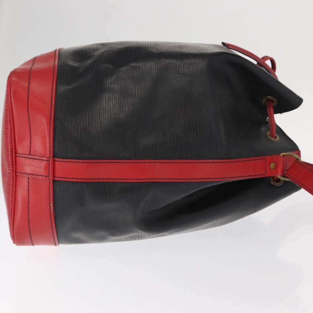 Louis Vuitton Bicolor Petit Noe Handbag Black Leather Fair condition - Inside View