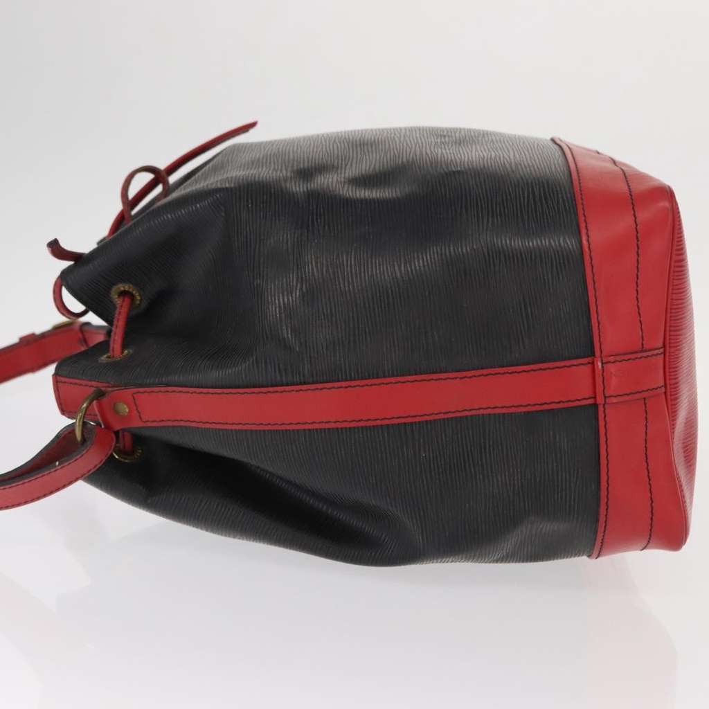 Louis Vuitton Bicolor Petit Noe Handbag Black Leather Fair condition - Model View