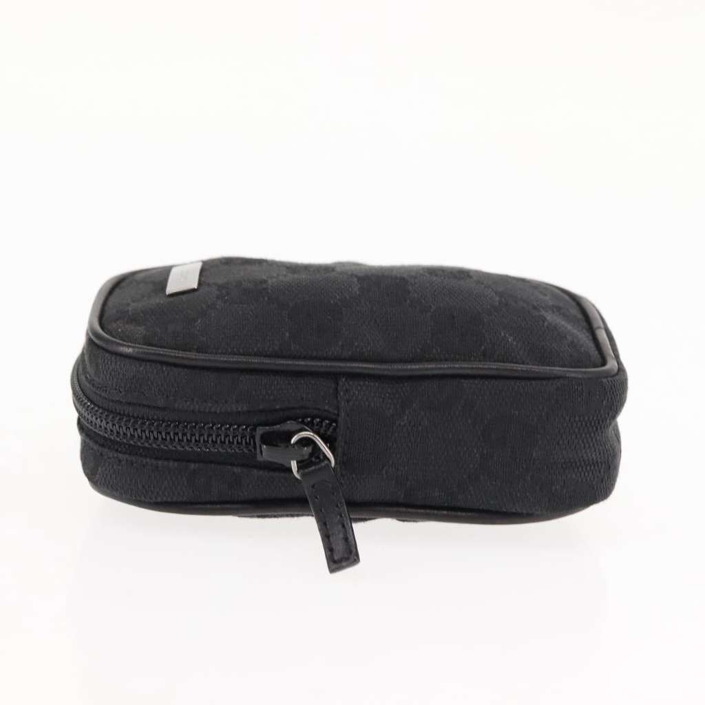Gucci GG canvas pouch Black Canvas Good condition - Model View