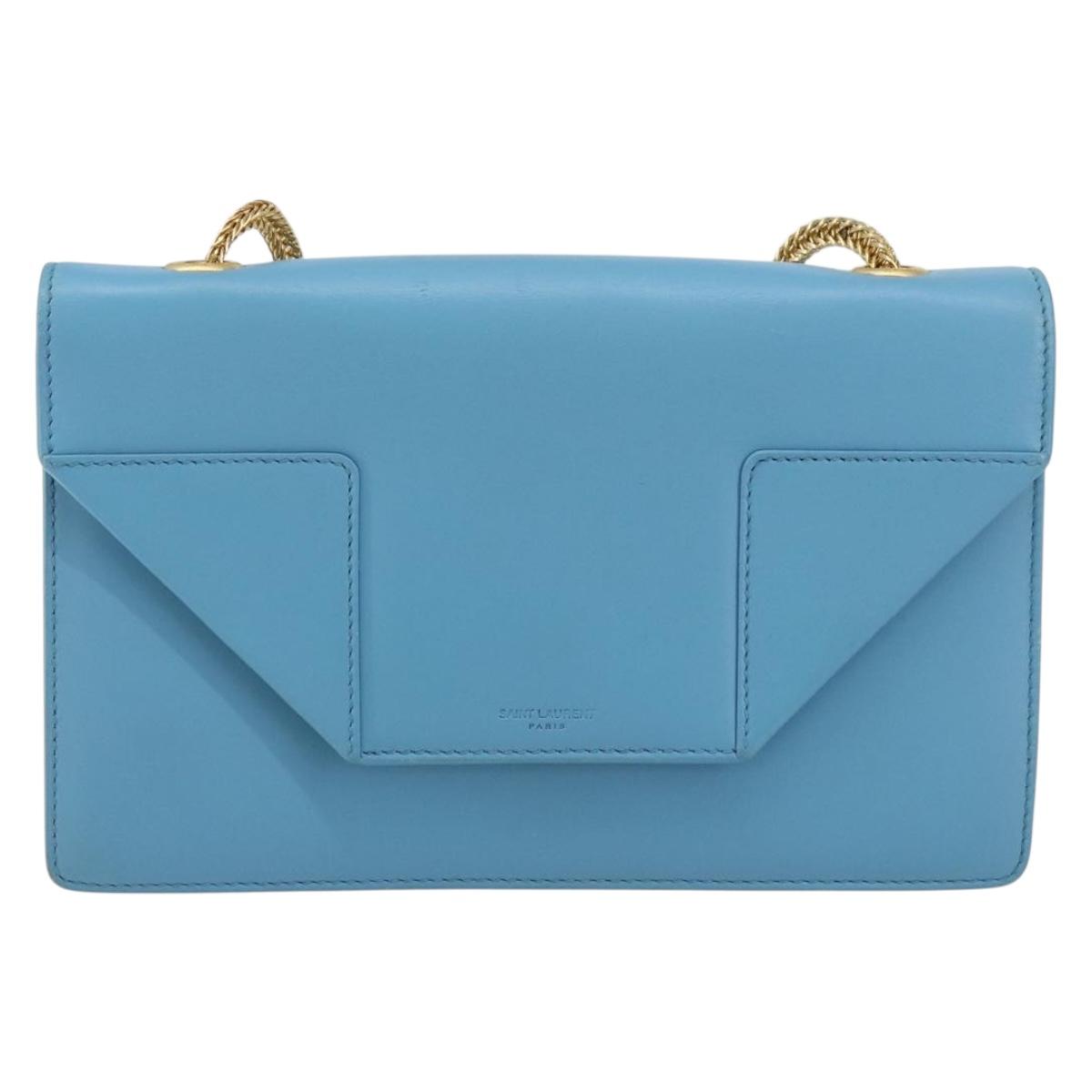 Saint Laurent Betty Bag Blue Leather Good condition - Box View