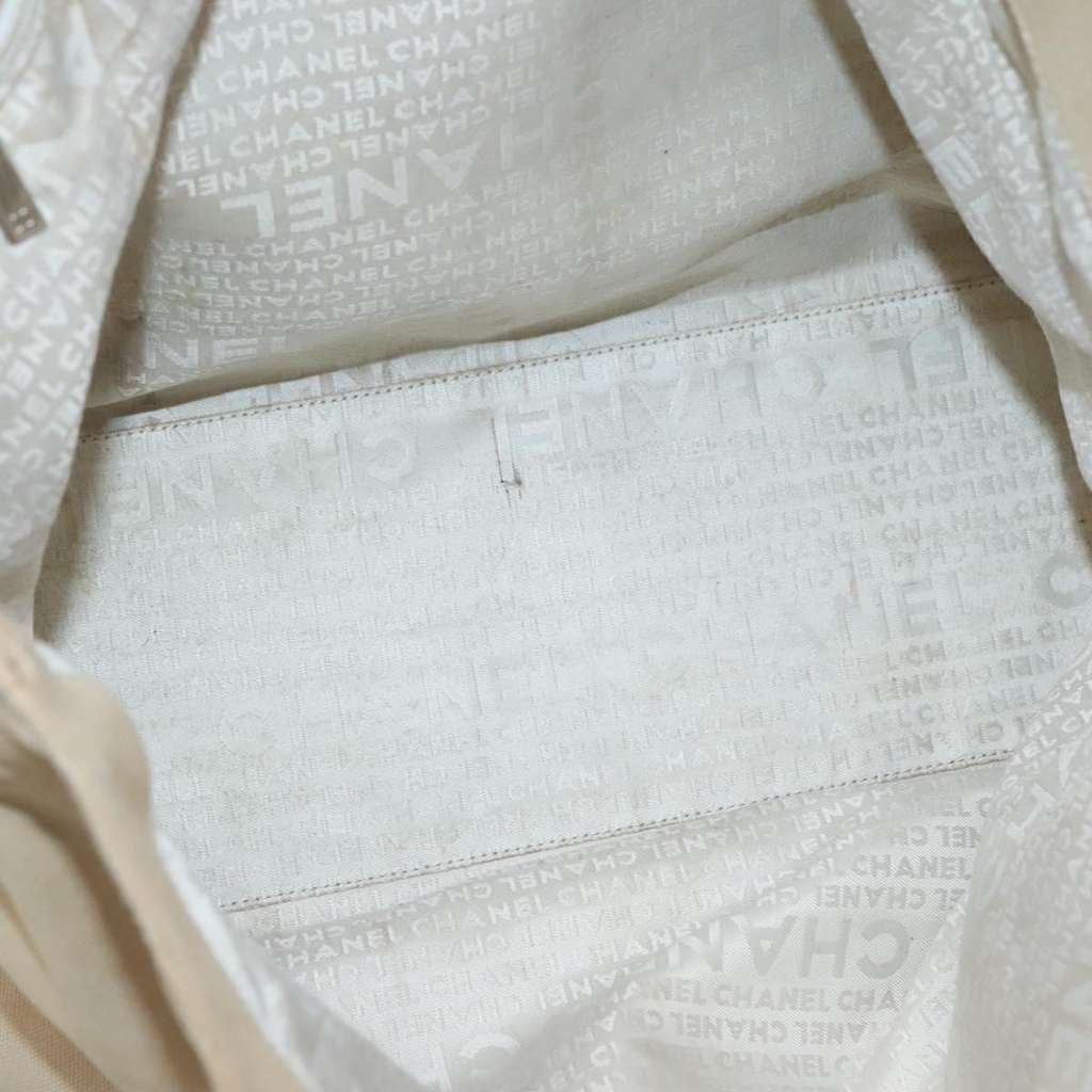 Chanel Vintage Cruise Line No.5 Tote Beige Canvas Good condition - Box View