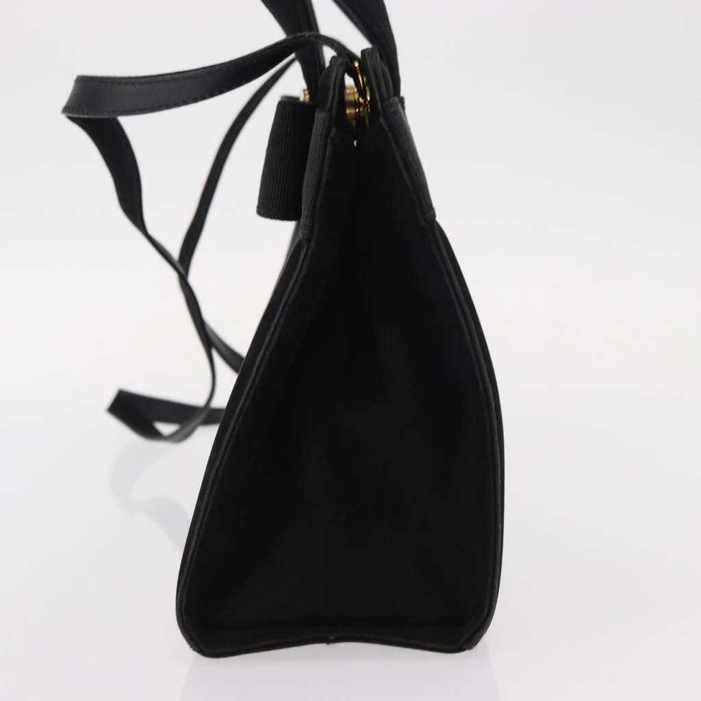 Salvatore Ferragamo Convertible Vara Bow Tote Black Suede Good condition - Inside View