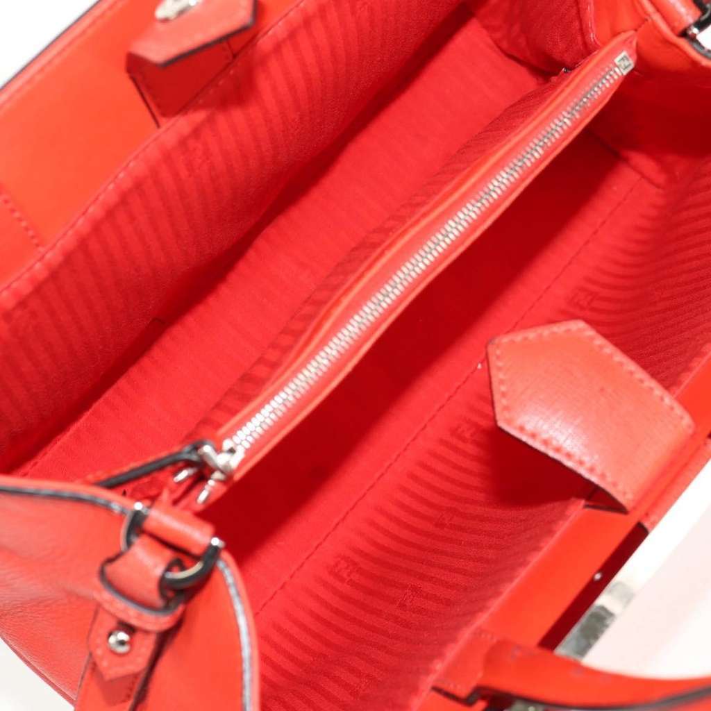 Fendi 2Jours Bag Yellow Leather Good condition - Box View