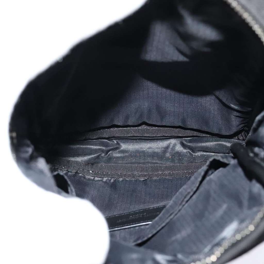 Saint Laurent Front Pocket Crossbody Bag Black Canvas Good condition - Box View