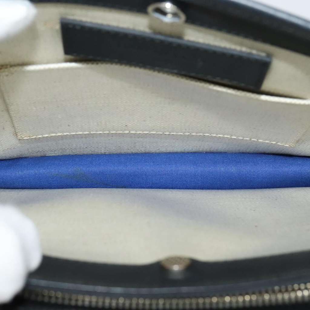 Balenciaga Navy Pochette Beige Canvas Good condition - Box View