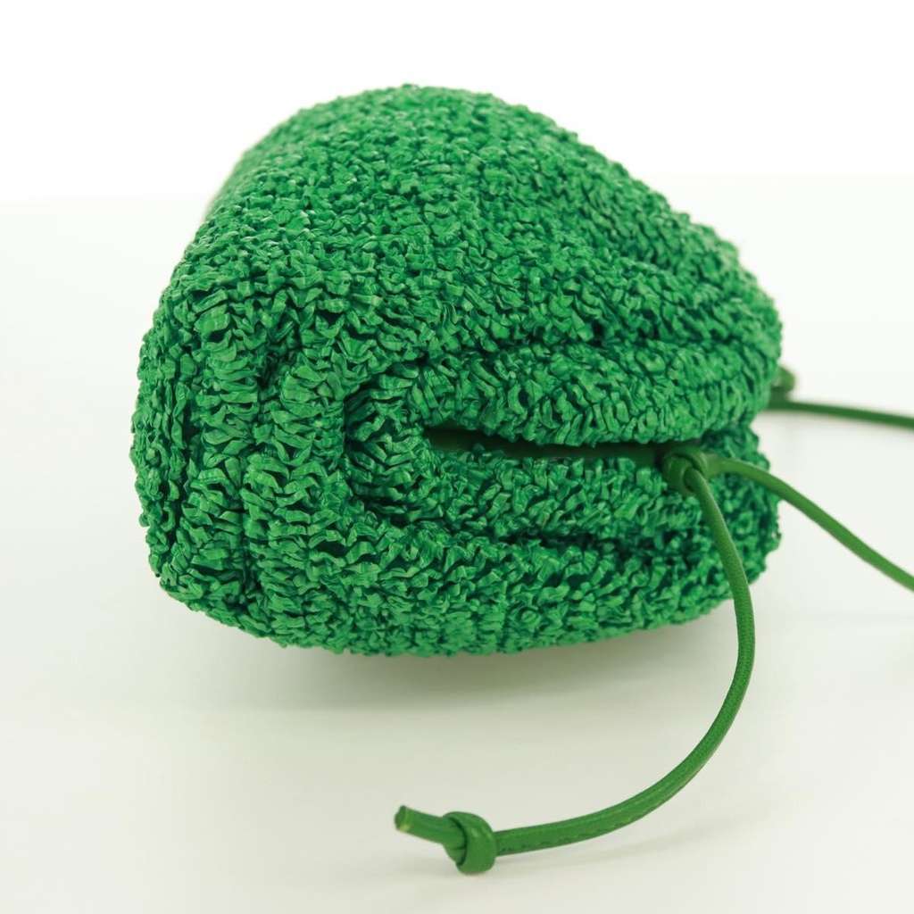 Bottega Veneta The Pouch Green Good condition - Model View