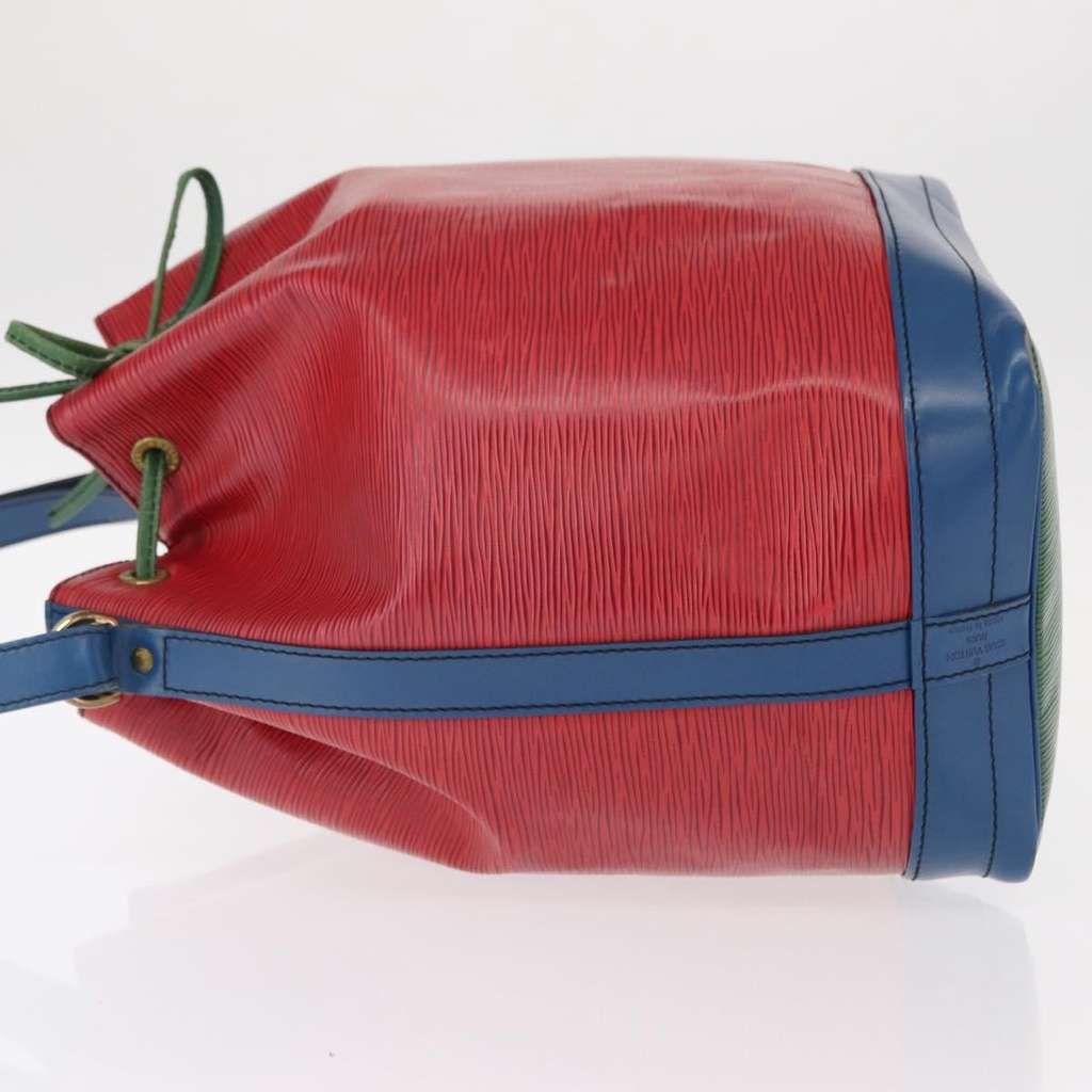 Louis Vuitton Tricolor Noe Handbag Red Leather Good condition - Model View