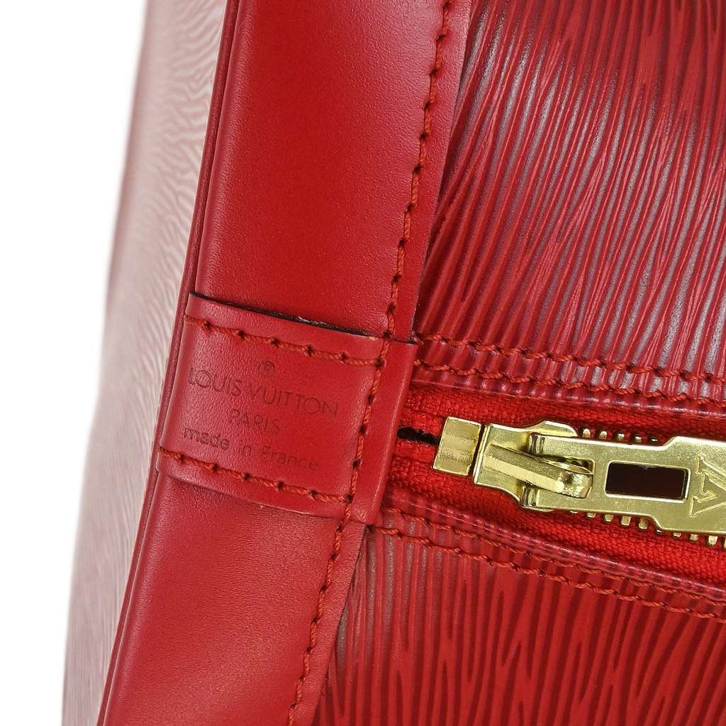 Louis Vuitton Vintage Alma Handbag Red Leather Good condition - Model View