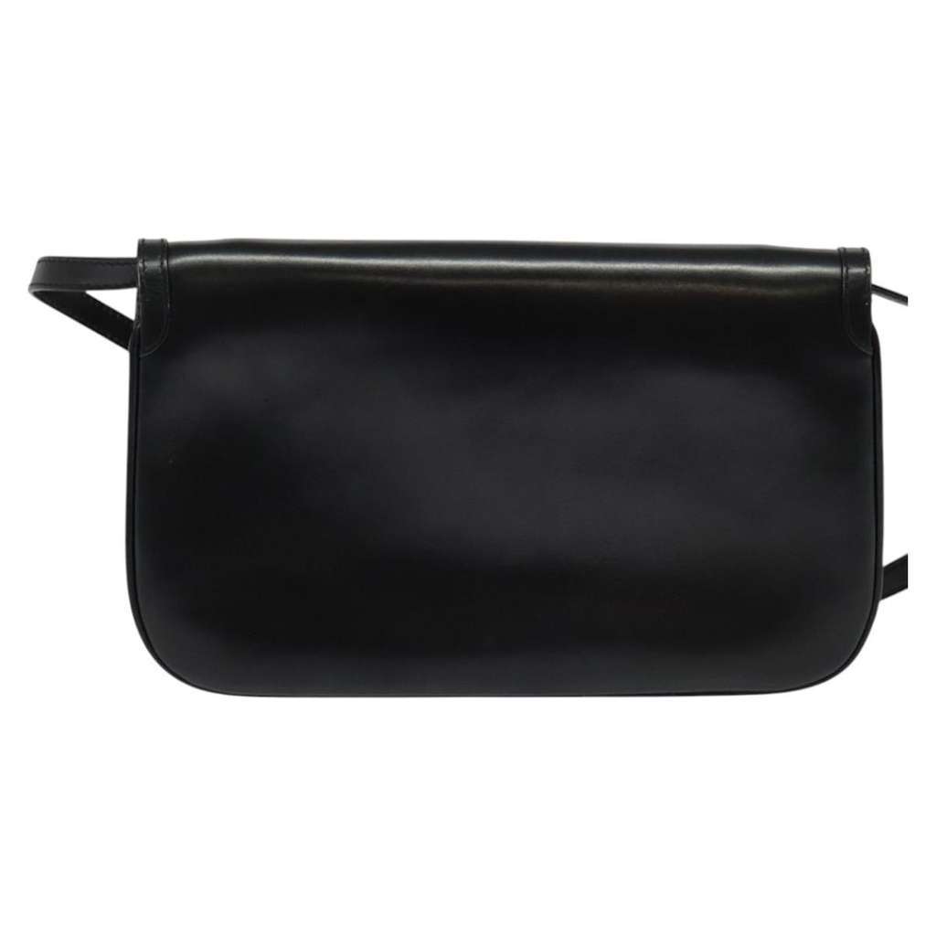 Bally Vintage Shoulder Bag Black Leather Good condition - Back View