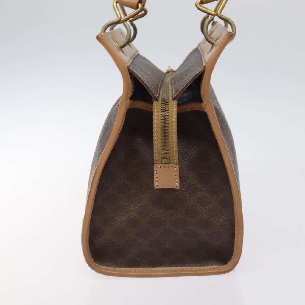Celine Macadam Handbag Brown Canvas Good condition - Model View
