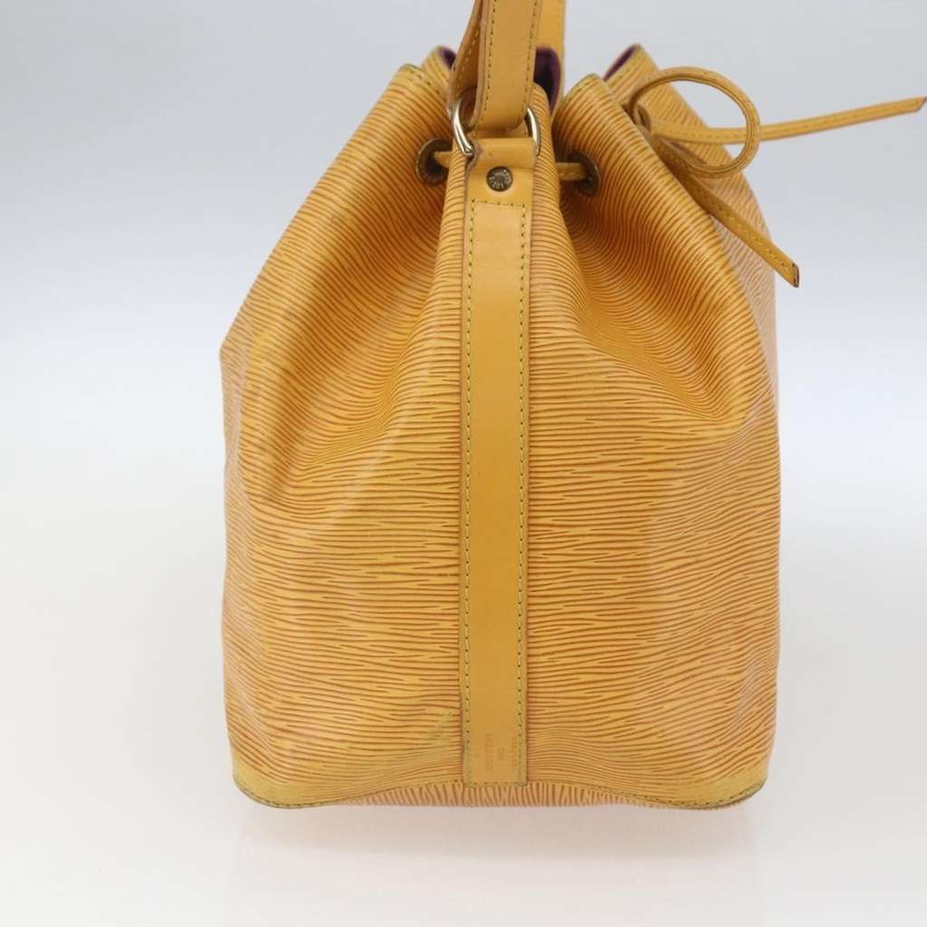 Louis Vuitton Petit Noe Handbag Yellow Leather Fair condition - Inside View